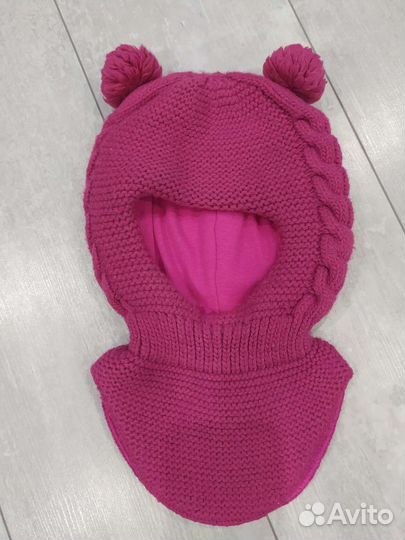 Шлем зимний для девочки