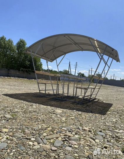 Беседка из поликарбоната