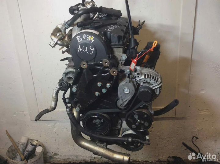 Двигатель (двс) Volkswagen Sharan AUY 1.9TDi 2001