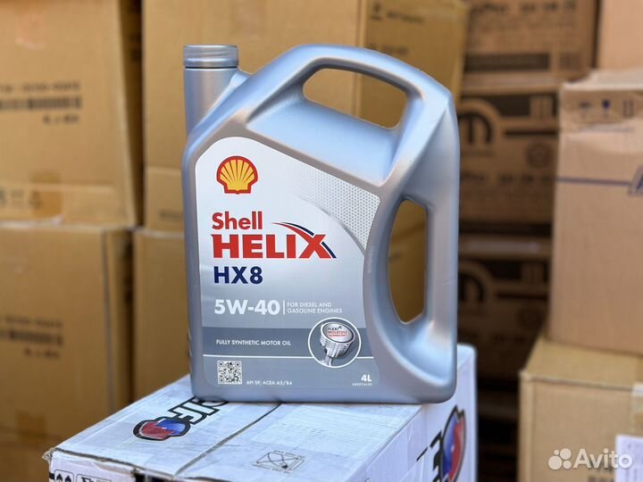 Моторное масло Shell Helix HX8 5W40 4л