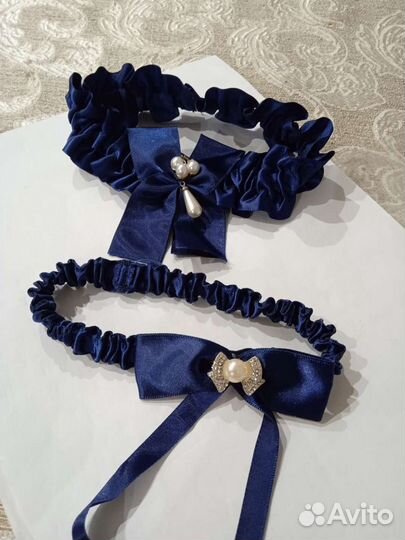 Свадебная подвязка 2шт комплект