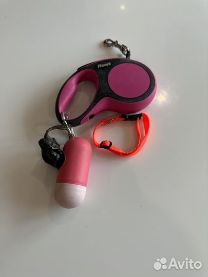 Поводок рулетка для собак flexi