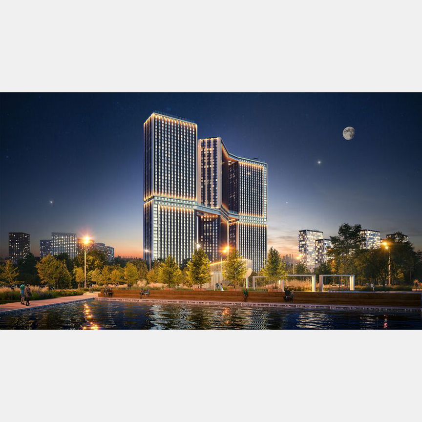 3-к. квартира, 95,3 м², 36/50 эт.