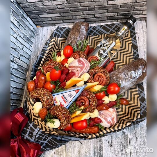 Мужской вкусный букет. Мужские букеты