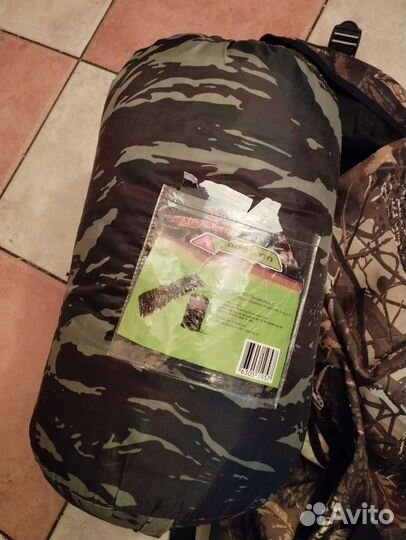 Рюкзак туриста и спальник