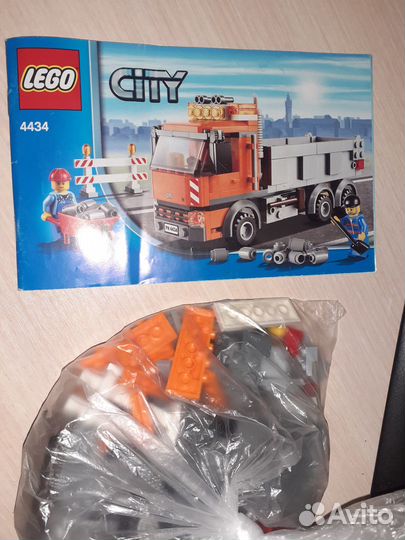 Lego city 4434 самосвал
