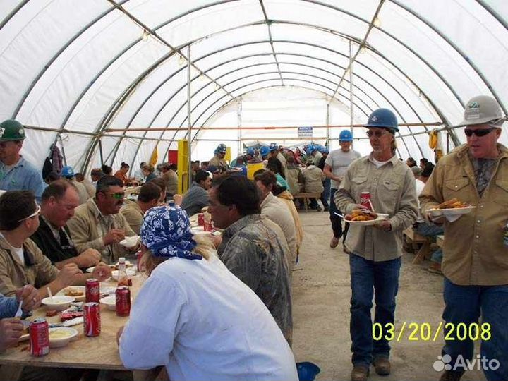 Тентовый ангар 26х9 метров