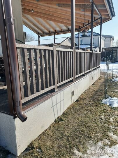 Ограждение для террасы 3D