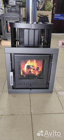 Печь для бани Варвара каменка мини пс + Бак 55 л