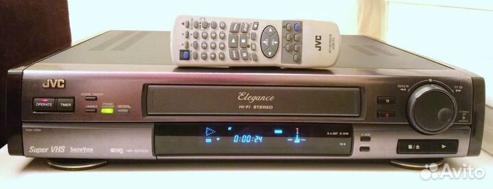 S-VHS видеомагнитофон JVC HR-S7000 Elegance