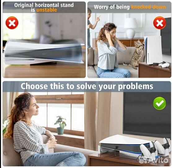 Новая охлаждающая подставка с зарядкой для Ps5