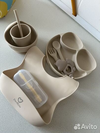 Детский набор посуды новый