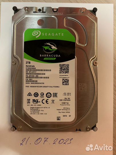 Жесткий диск seagate 2tb