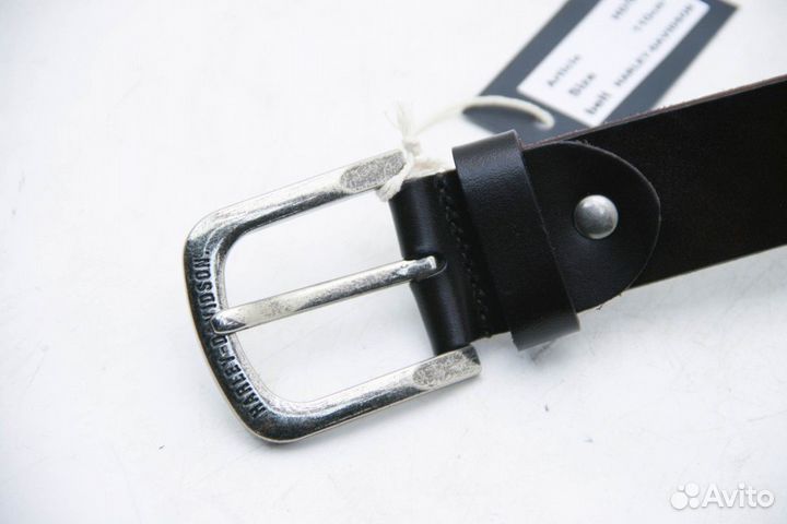 Ремень кожаный harley davidson hd/60 (чёрно-коричн