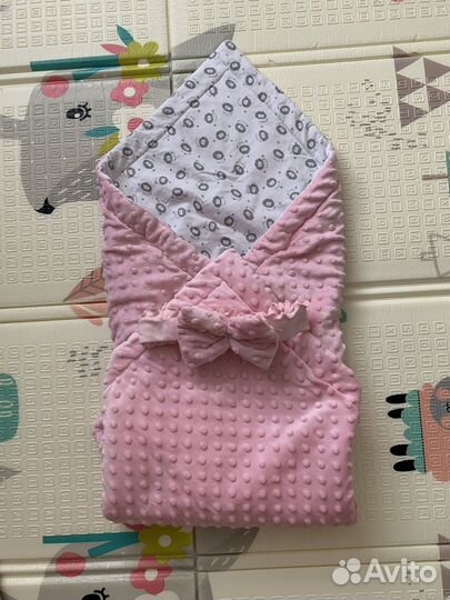 Конверт одеяло на выписку весна- лето
