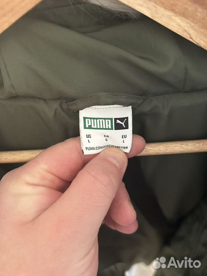 Пуховик мужской удлиненный puma