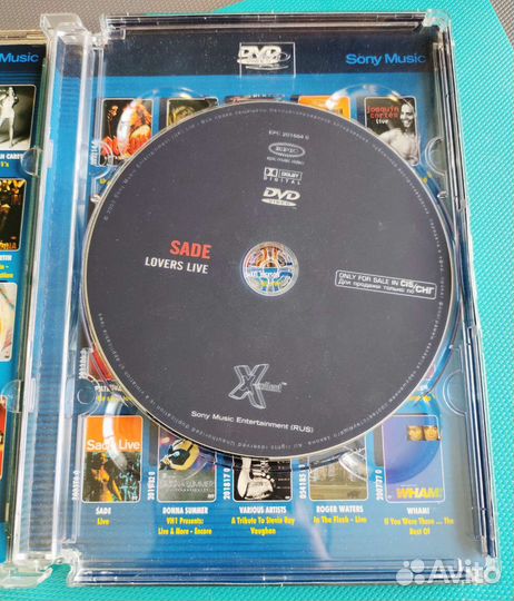 DVD video Sade Lovers Live, лицензия