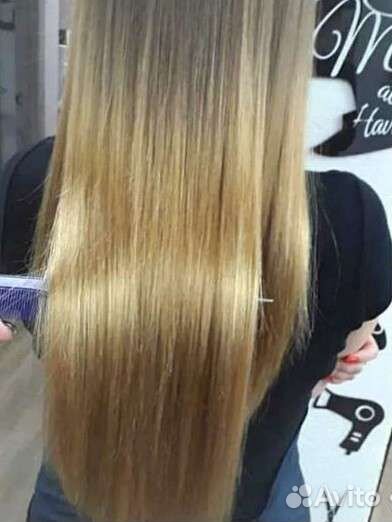 Кератиновое выпрямление, ботокс волос, полировка