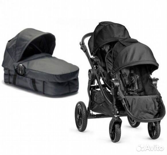 Коляска до погодок, для двойни