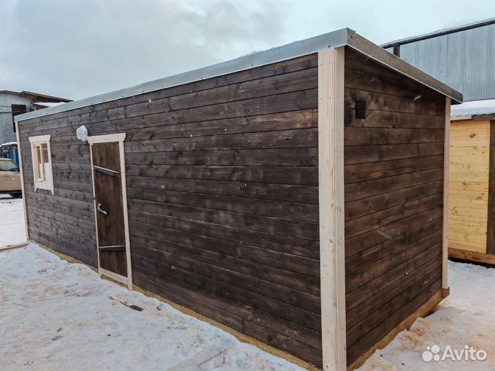 Мобильная баня из бруса