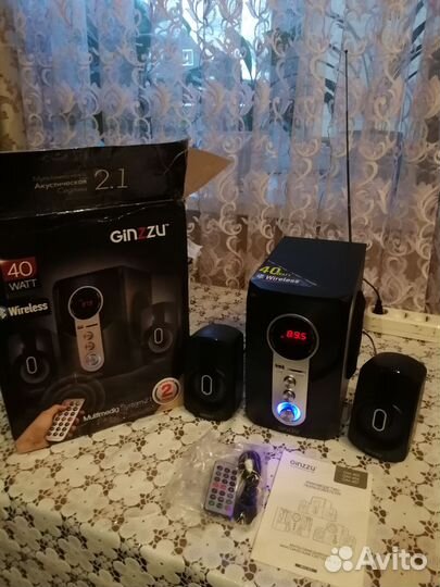 Колонки музыкальный центр с блютузом