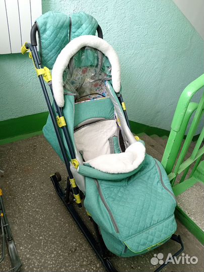 Коляска санки