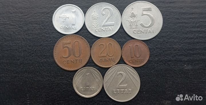 Набор монет Литвы