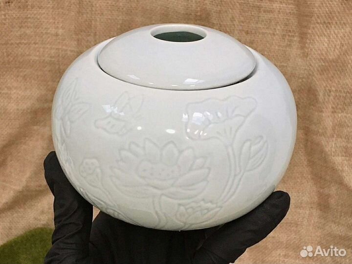 Чайница «Лотос», баночка для чая