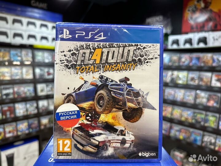 Игры для PS4: FlatOut 4: Total Insanity (Русская в