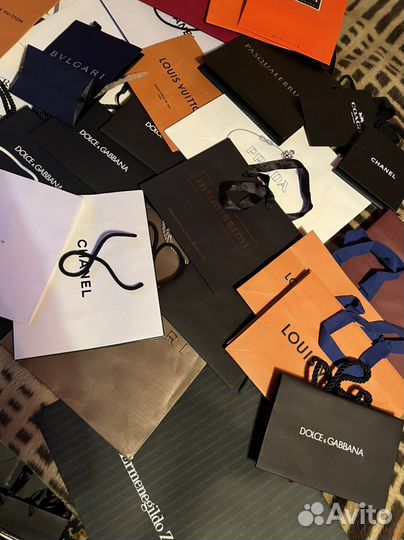 Пакеты и коробки брендовые