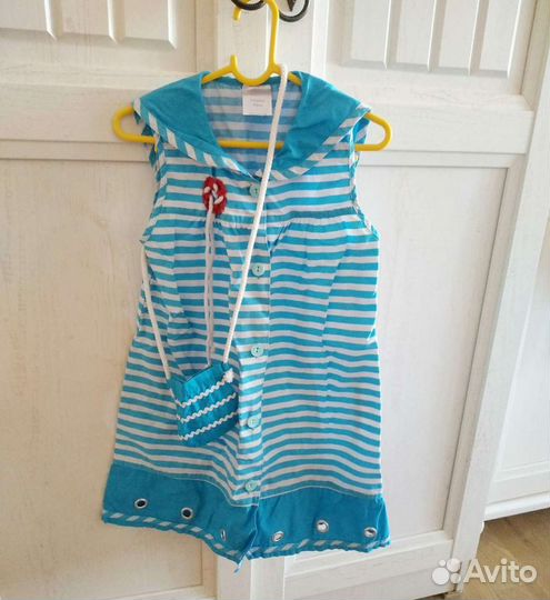 Платье детское на девочку на 4-5 лет