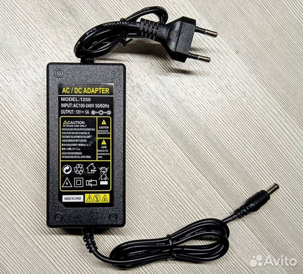 Блок питания 12V 2A, 3А, 4А, 5А, 6А