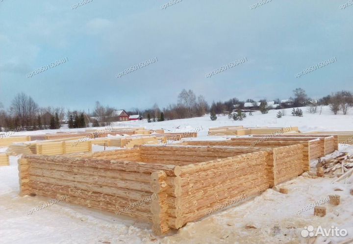 Сруб размер 9х10. Срубы бань