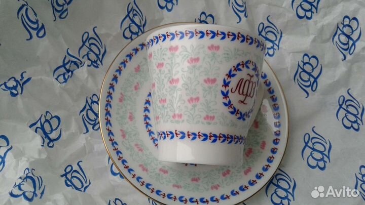 Чашка c блюдцем лфз