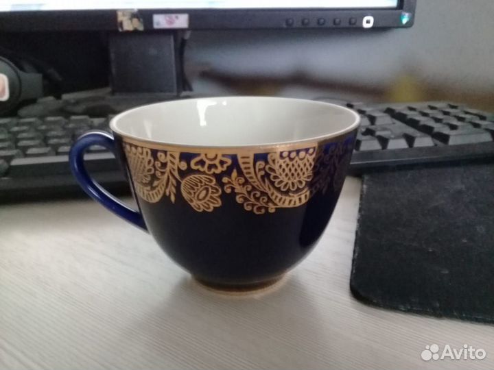 Чайный сервиз лфз кобальтовый