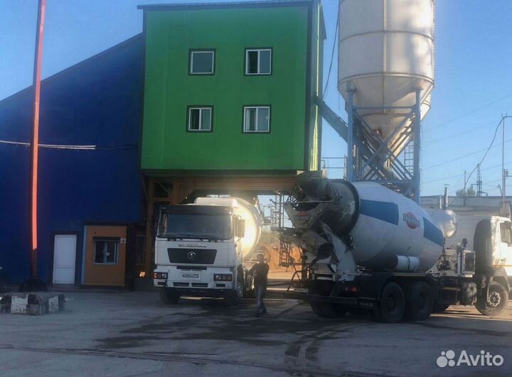 Доставка бетона миксером