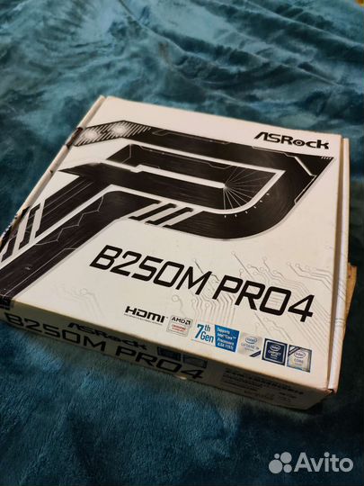 Материнская плата ASRock b250m pro4 1151