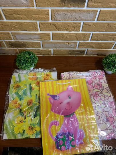 Пакеты подарочные бумажные оптом