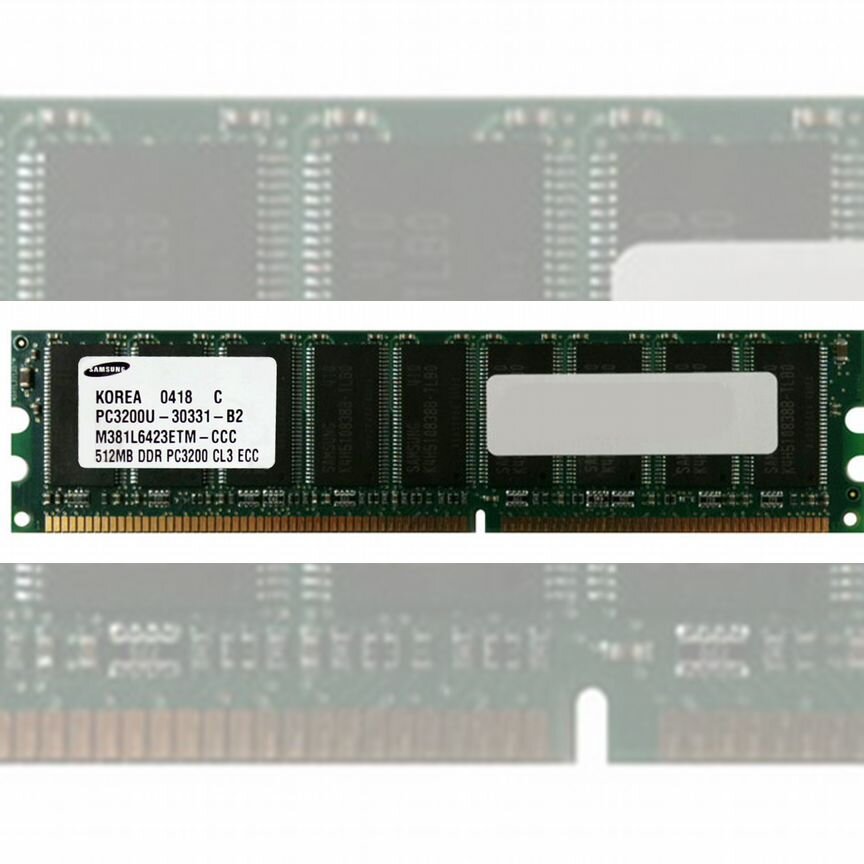 [M381L6423ETM-CCC] Оперативная Память Samsung 512mb M381l6423etm-Ccc