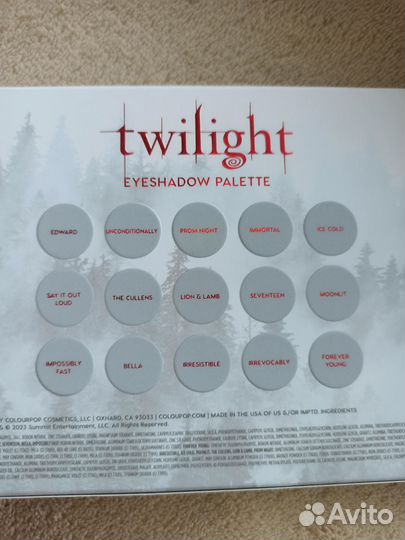 Хайлайтер+тени colourpop twilight