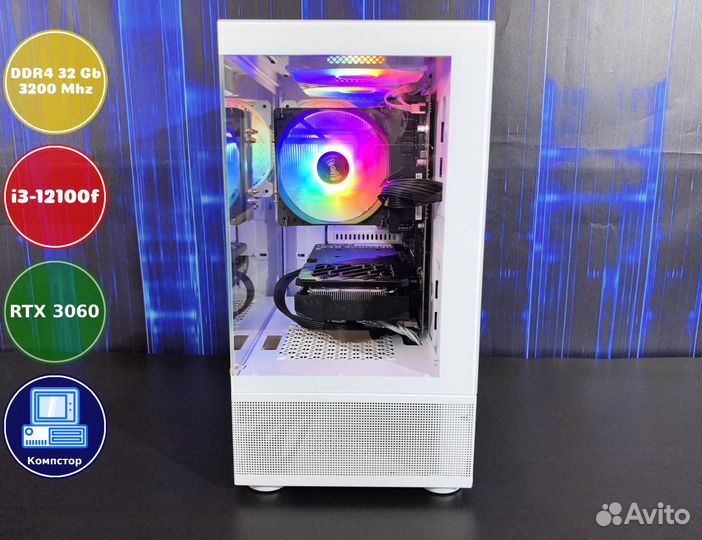 Игровой пк i3-RTX3050-32DDR4-CXV1647389250-H610