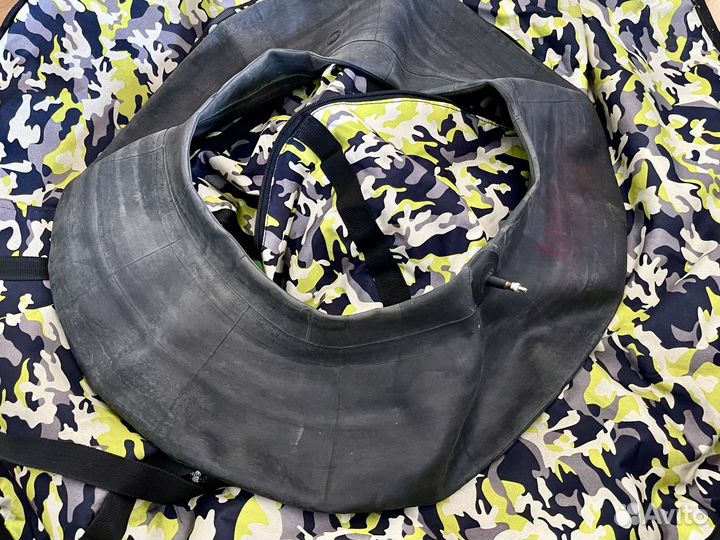 Тюбинг ватрушка большая нарядная