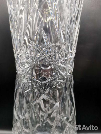 Ваза Хрусталь Дятьковский хрусталь СССР 29 см