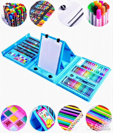 Набор юного художника с мольбертом