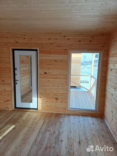 Брусовой Домик- Бытовка с террасой под ключ