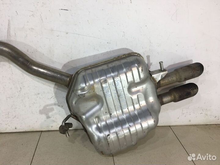 Задняя банка глушителя