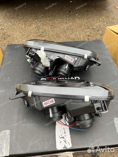 Фары VW Golf 3 91-97 галоген AE черные