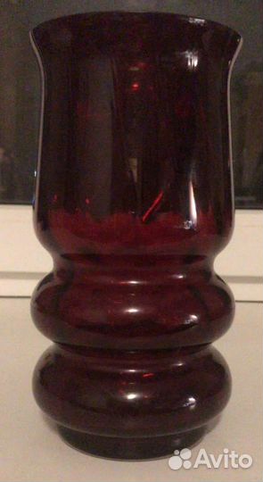 Ваза цветное стекло СССР