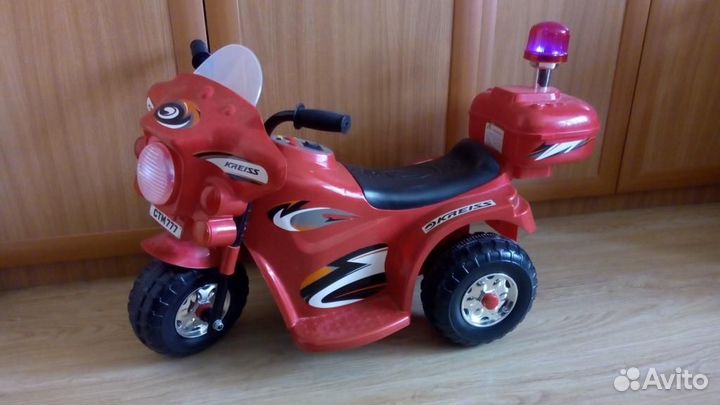 Электромобиль - мотоцикл с 2 до 6 лет Kreiss
