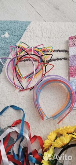 Повязки на голову/ободки/резинки